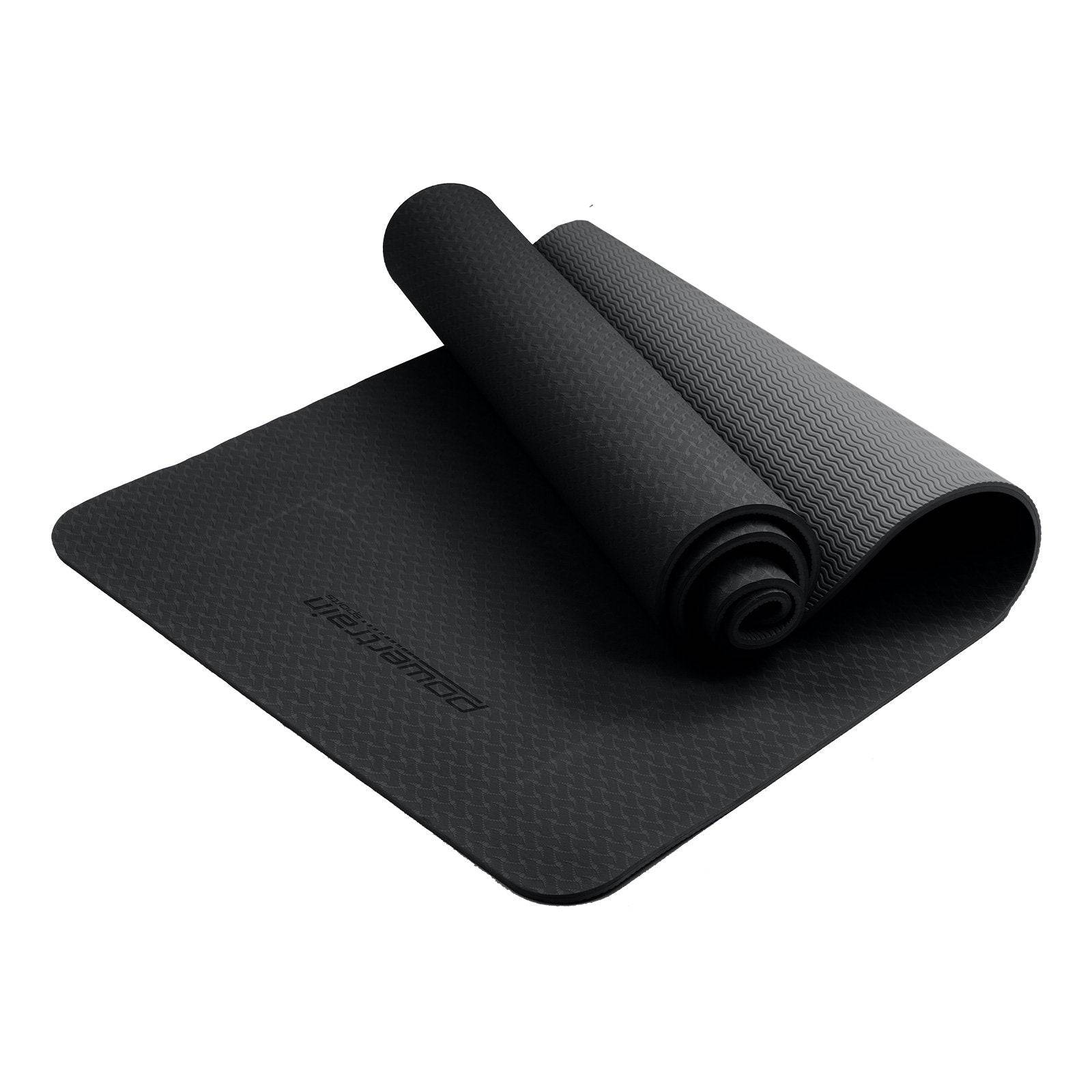 Powertrain Eco-friendly Dual Layer 6mm Yoga Mat - Midnight - One Oasis