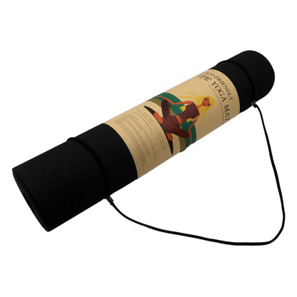 Powertrain Eco-friendly Dual Layer 6mm Yoga Mat - Midnight - One Oasis