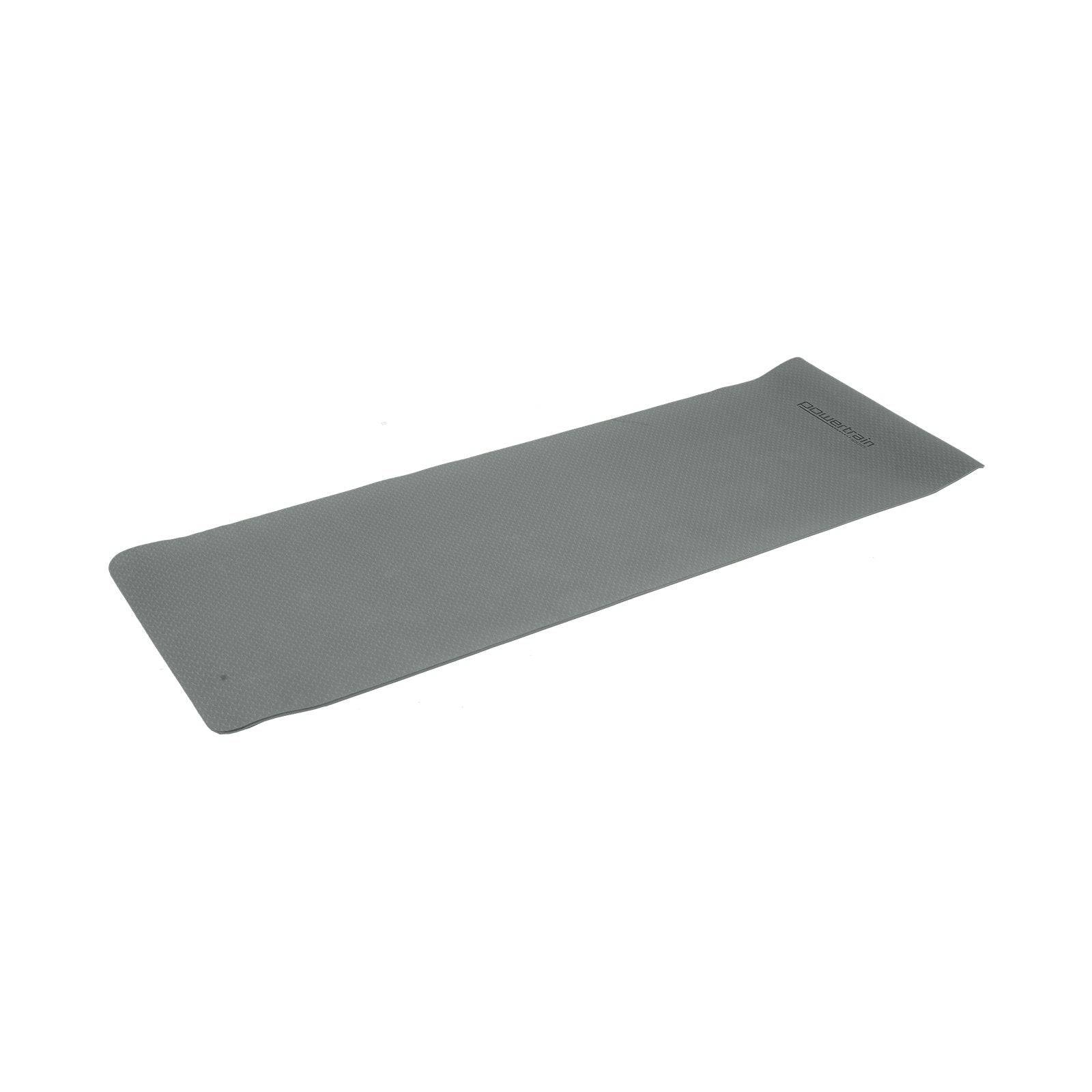 Powertrain Eco-friendly Dual Layer 6mm Yoga Mat- Slate Grey - One Oasis