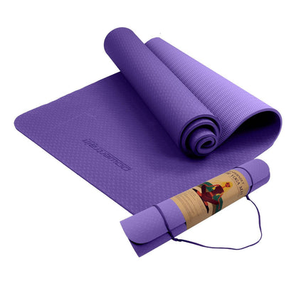 Powertrain Eco-friendly Dual Layer 6mm Yoga Mat - Lilac - One Oasis