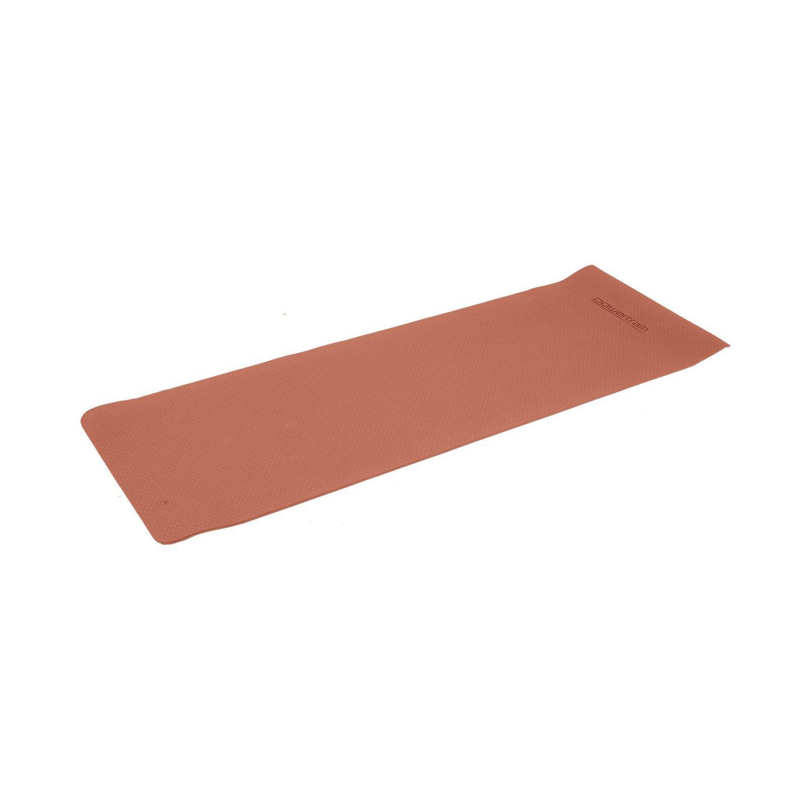 Powertrain Eco-friendly Dual Layer 6mm Yoga Mat - Peach - One Oasis