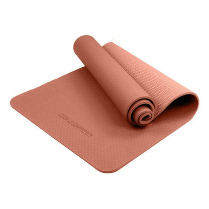 Powertrain Eco-friendly Dual Layer 6mm Yoga Mat - Peach - One Oasis
