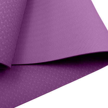 Powertrain Eco-friendly Dual Layer 6mm Yoga Mat - Royal Purple - One Oasis