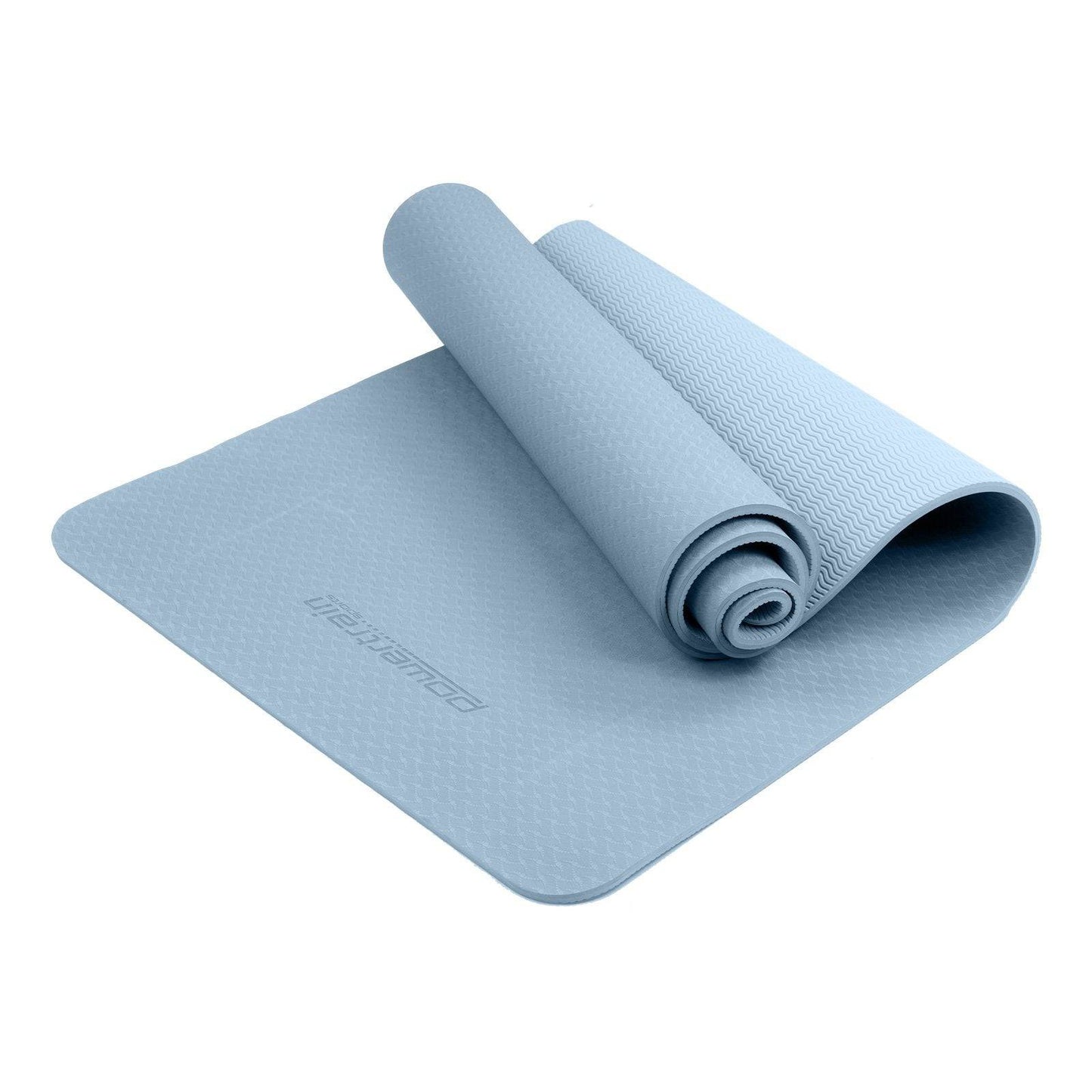 Powertrain Eco-friendly Dual Layer 6mm Yoga Mat - Sky Blue - One Oasis