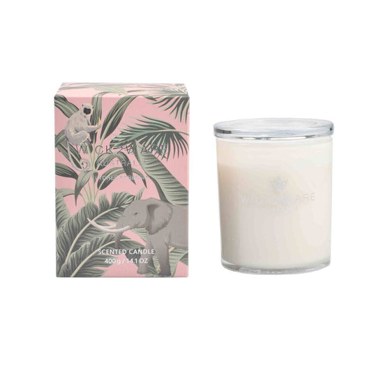 Wick2Ware Australia Scented Candle Lychee and Freesia 400g/14.1 OZ - One Oasis