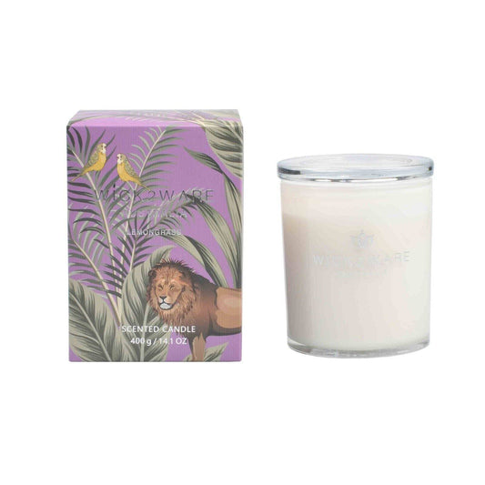 Wick2Ware Australia Scented Candle Lemongrass 400g/14.1 OZ - One Oasis