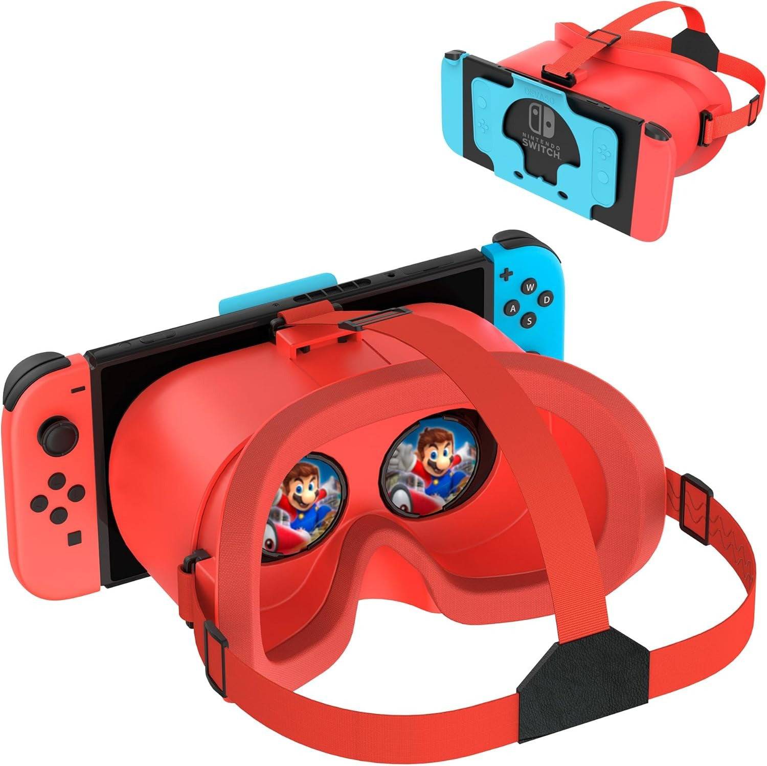DEVASO VR Headset for Nintendo Switch Orange&Blue - One Oasis