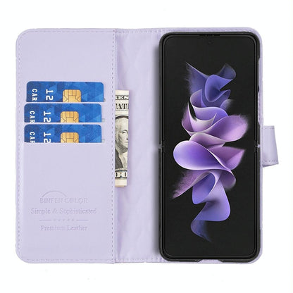 For Samsung Galaxy Z Fold4 5G Samsung Fold 4 Diamond Lattice Wallet Case - Sleek And Stylish - Pink