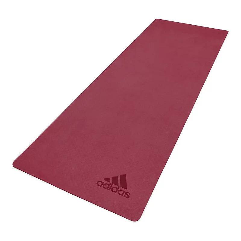 Adidas Premium Yoga Mat 5mm Exercise Gym Fitness Pilates - Mystery Ruby - One Oasis