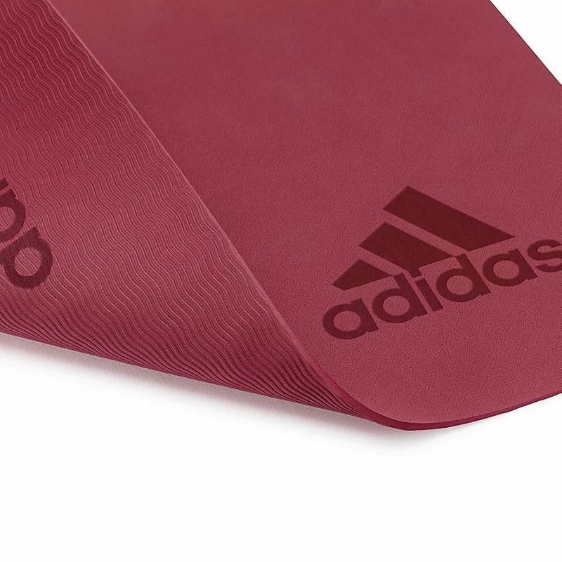 Adidas Premium Yoga Mat 5mm Exercise Gym Fitness Pilates - Mystery Ruby - One Oasis