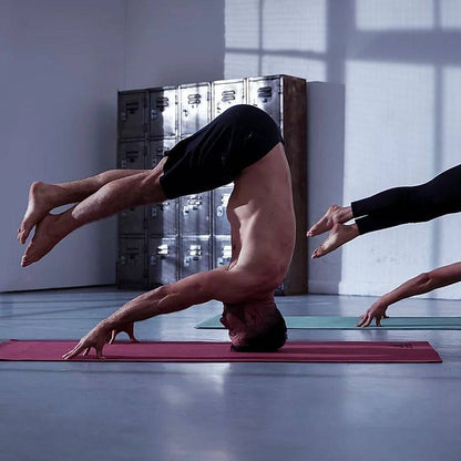 Adidas Premium Yoga Mat 5mm Exercise Gym Fitness Pilates - Mystery Ruby - One Oasis