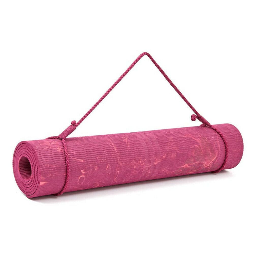 Adidas Premium 5mm Camo Sports Home/Gym Fitness Exercise Yoga Mat Power Berry - One Oasis