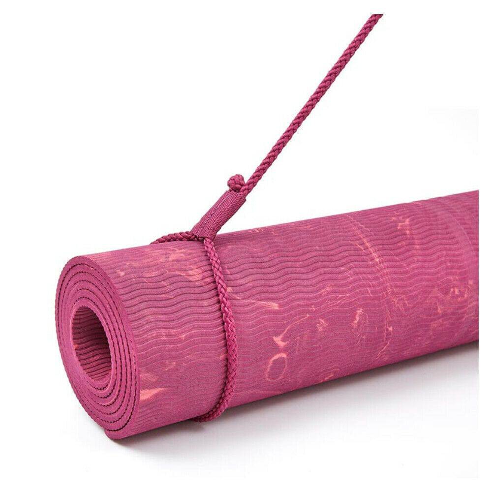Adidas Premium 5mm Camo Sports Home/Gym Fitness Exercise Yoga Mat Power Berry - One Oasis