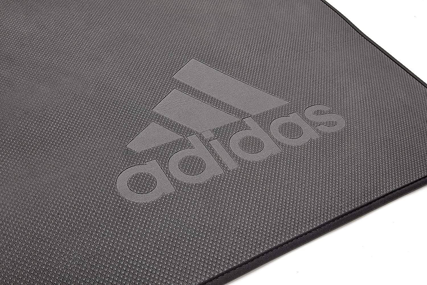 Adidas Professional Yoga Mat Exercise Training Floor Gym Fitness Judo Pilates - Black - One Oasis