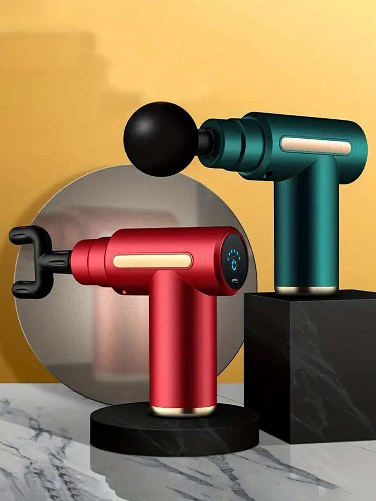 4 Speed Massage Gun 4 Heads Muscle Massage - One Oasis