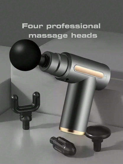 4 Speed Massage Gun 4 Heads Muscle Massage - One Oasis