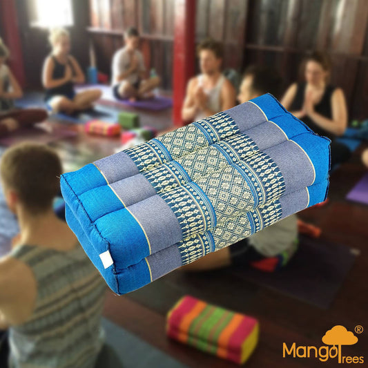 Yoga Block Meditation Cushion Blue - One Oasis