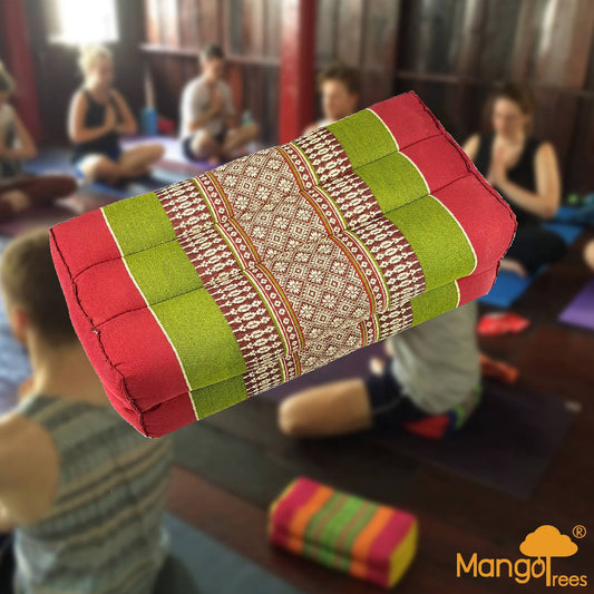 Yoga Block Meditation Cushion RedGr - One Oasis