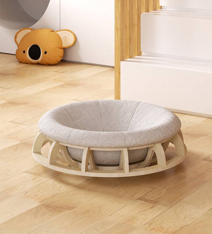 Timber Gyro Cat Nest Bed - One Oasis