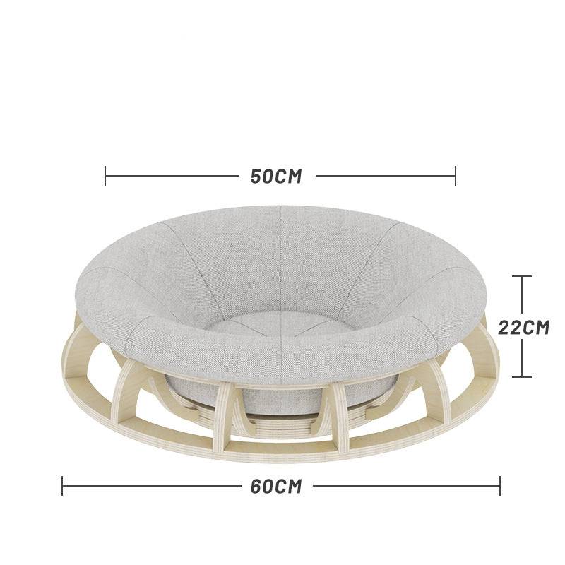 Timber Gyro Cat Nest Bed - One Oasis