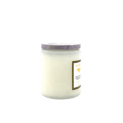 Faubourg Embossed Scented Candle silk flowers - One Oasis
