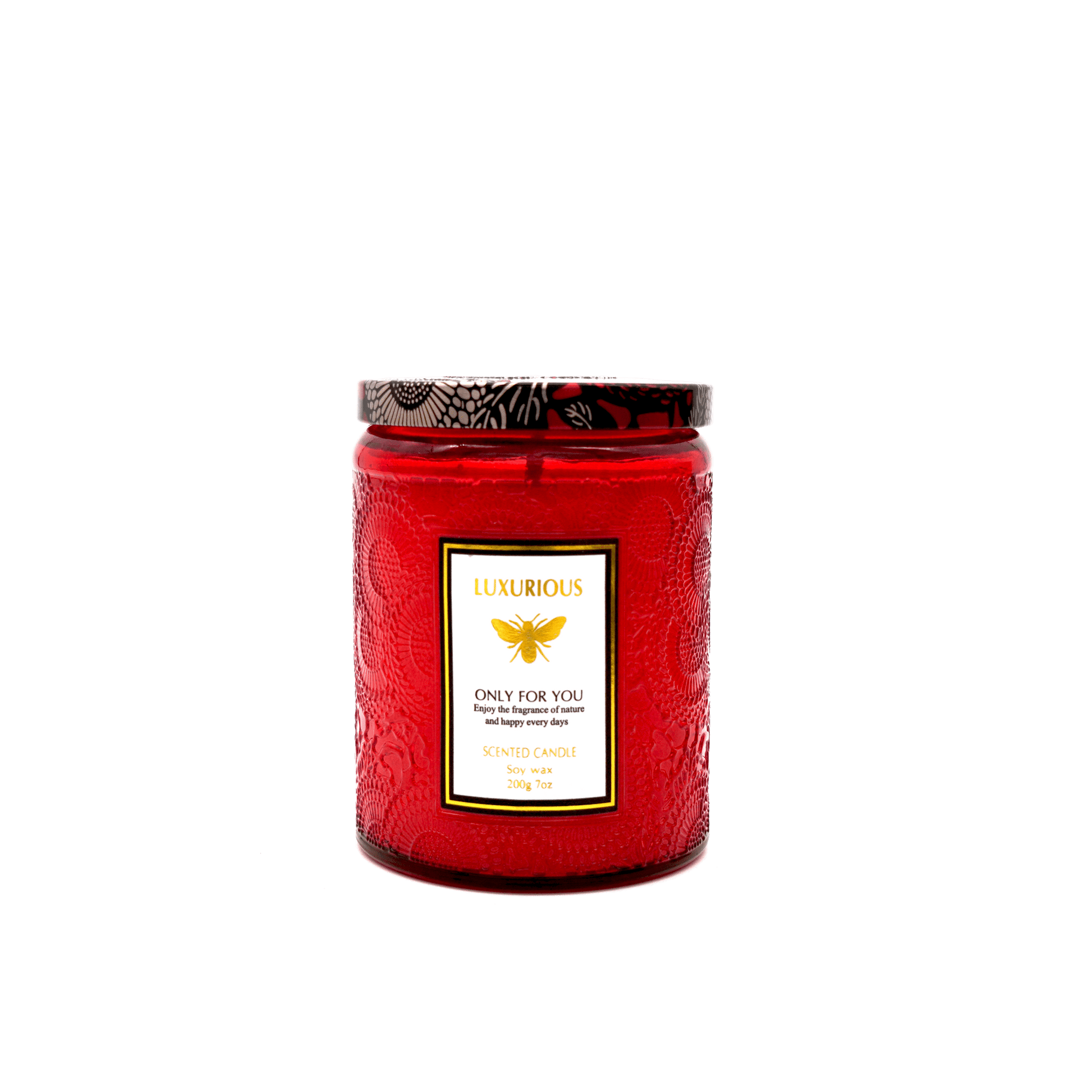 Faubourg Embossed Scented Candle bvlgari&jasmine - One Oasis