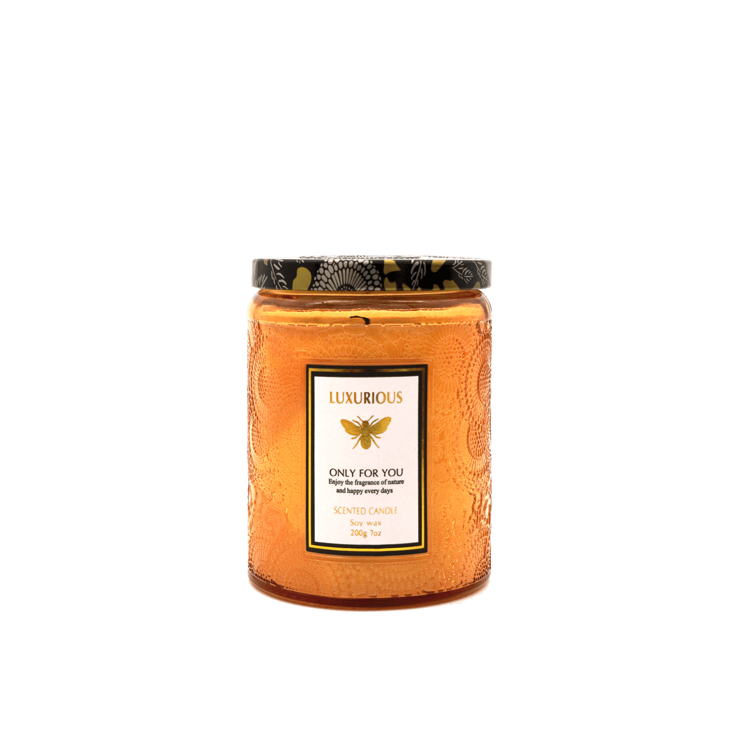 Faubourg Embossed Scented Candle amber - One Oasis