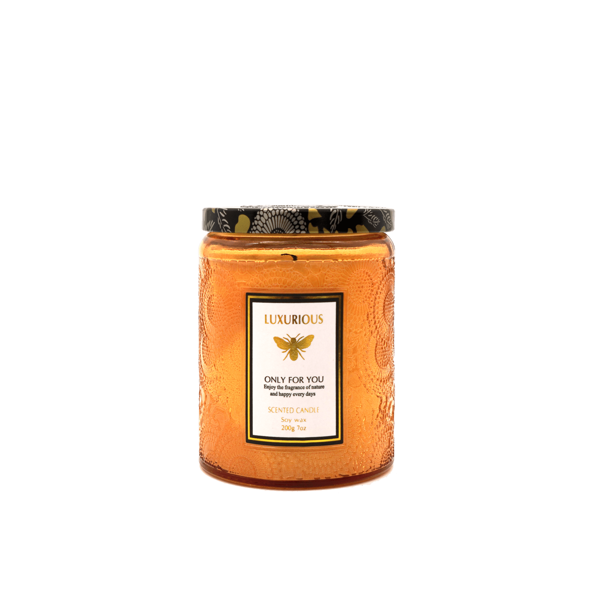 Faubourg Embossed Scented Candle amber - One Oasis
