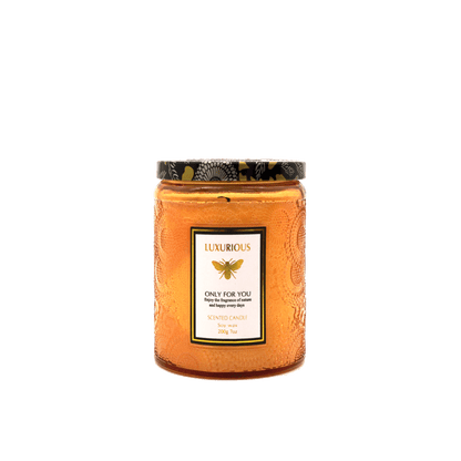 Faubourg Embossed Scented Candle amber - One Oasis