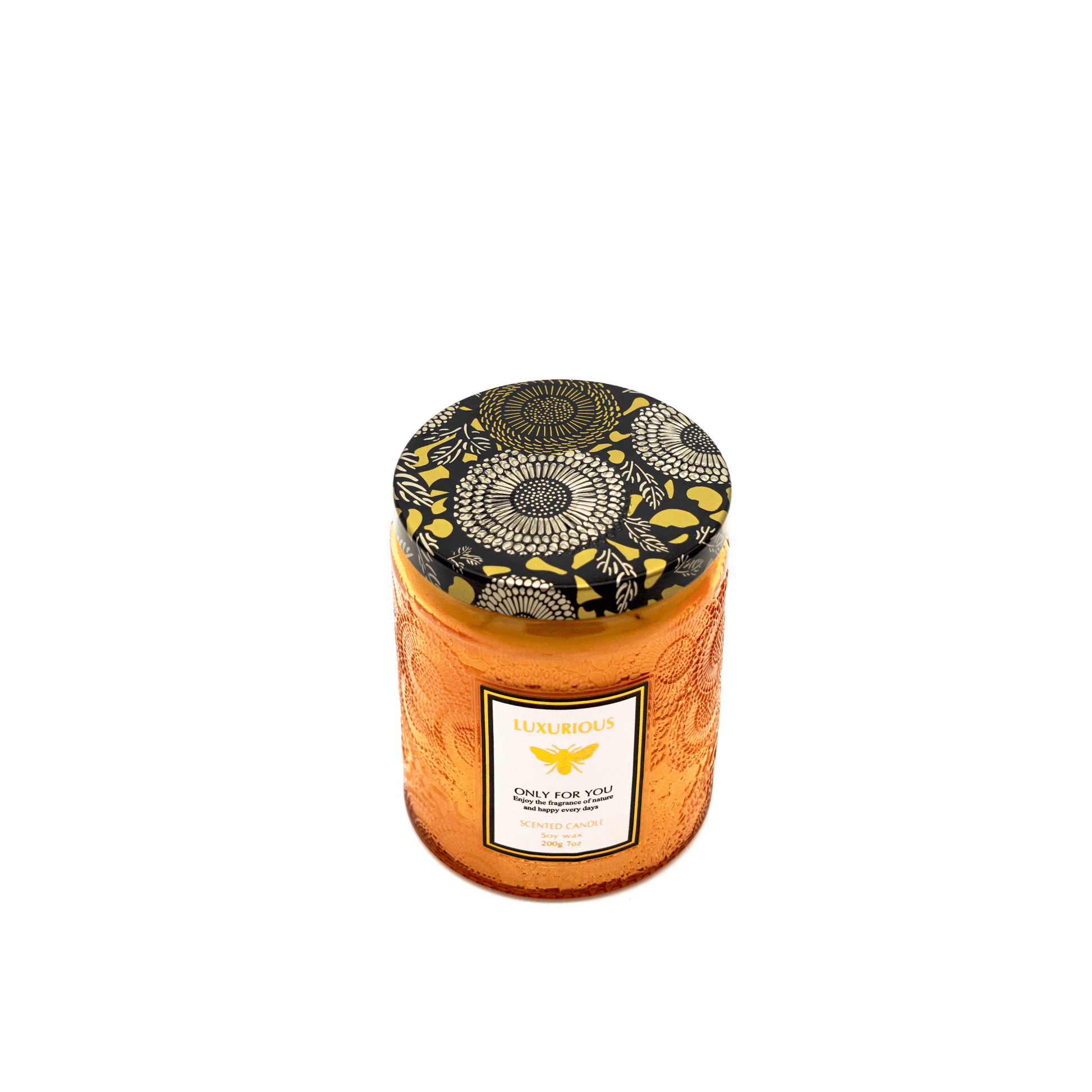 Faubourg Embossed Scented Candle amber - One Oasis