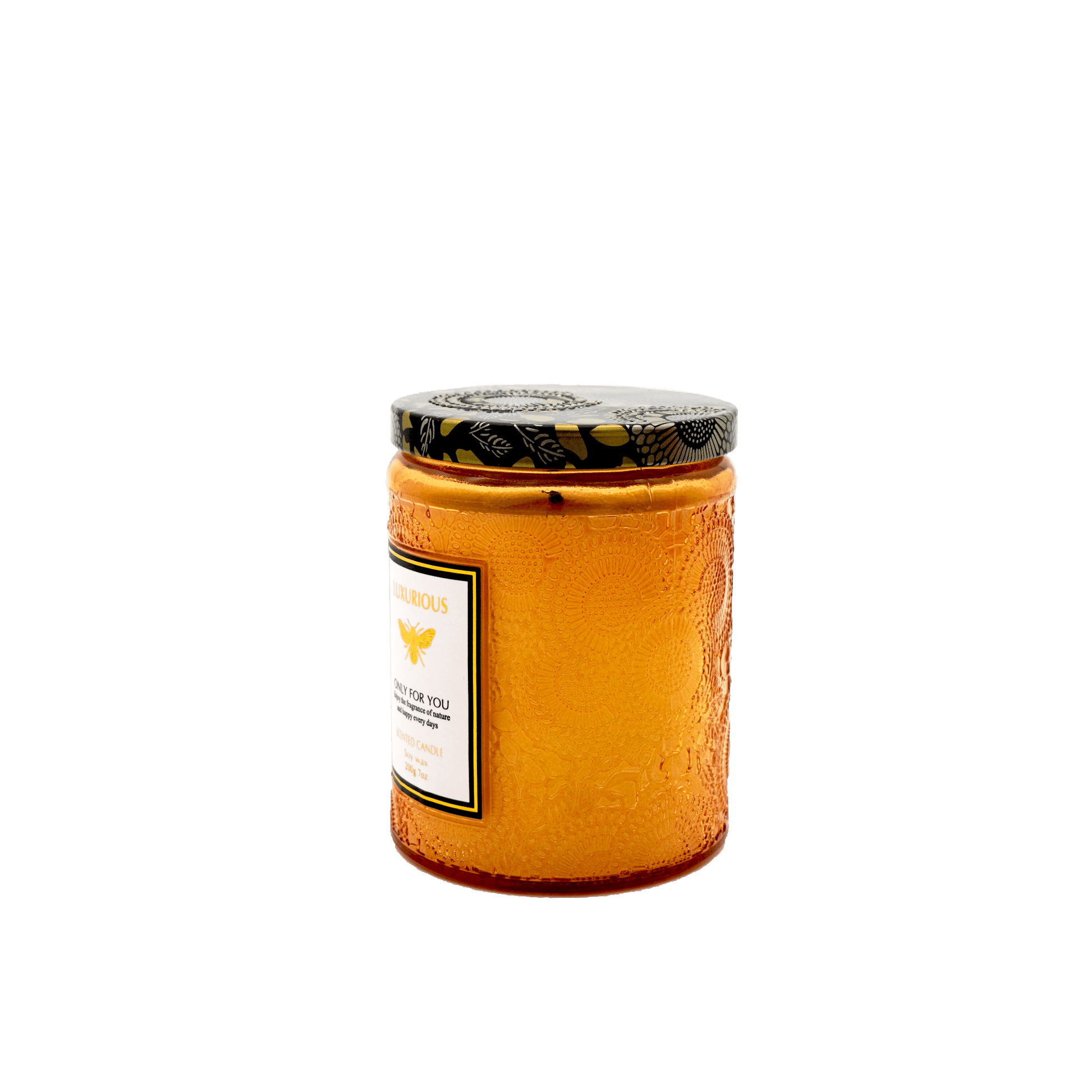 Faubourg Embossed Scented Candle amber - One Oasis
