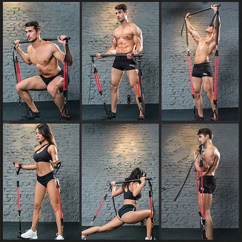 NNEOBA Yoga Resistance Bands Pilates Stick - One Oasis
