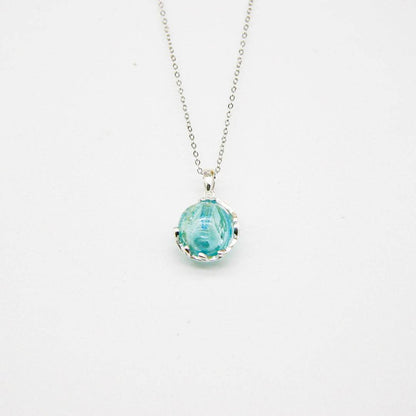 Aroma Necklace White Gold + Purify Oil Blend - One Oasis
