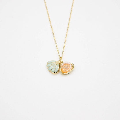 Aroma Necklace 925 Silver, Gold coated + Purify Oil Blend - One Oasis