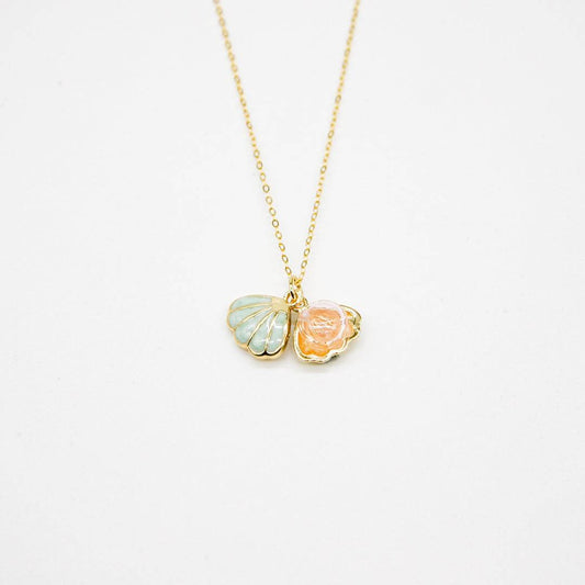 Aroma Necklace 925 Silver, Gold coated + Purify Oil Blend - One Oasis