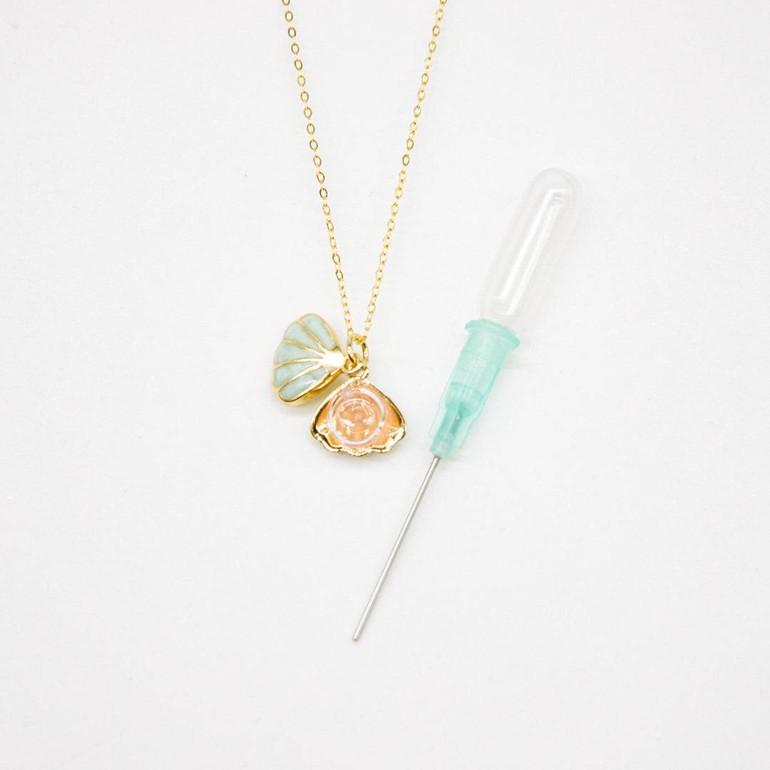 Aroma Necklace 925 Silver, Gold coated + Purify Oil Blend - One Oasis