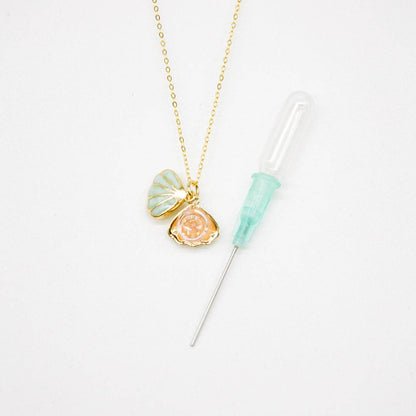 Aroma Necklace 925 Silver, Gold coated + Purify Oil Blend - One Oasis