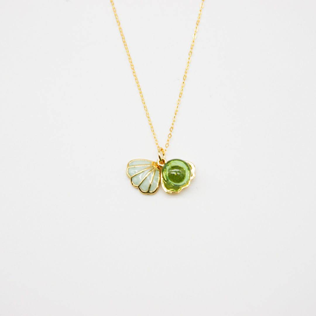 Aroma Necklace 925 Silver, Gold coated + Purify Oil Blend - One Oasis