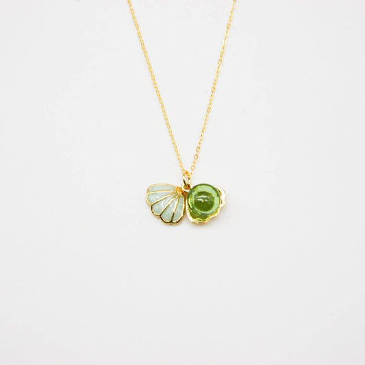 Aroma Necklace 925 Silver, Gold coated + Purify Oil Blend - One Oasis