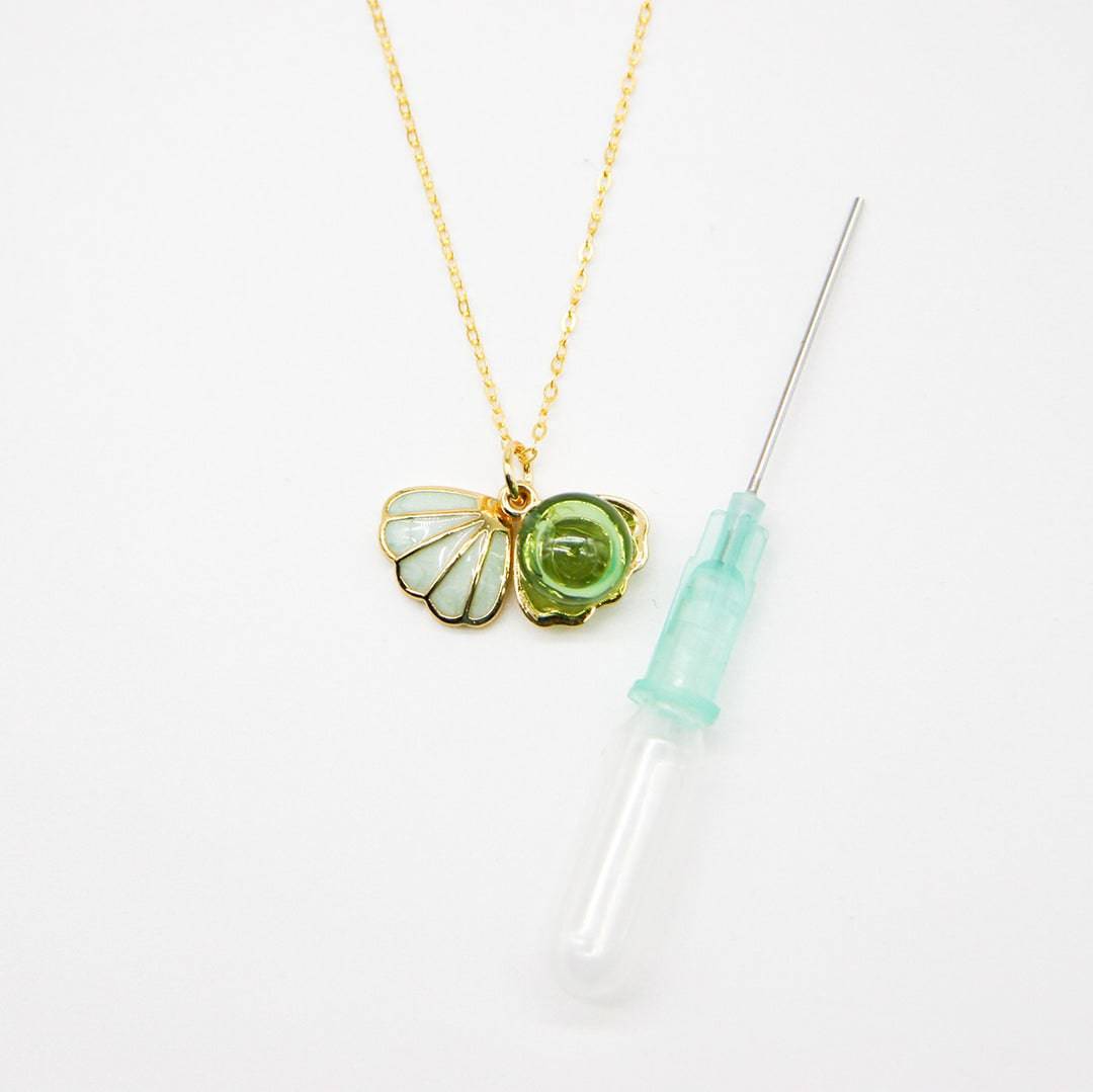 Aroma Necklace 925 Silver, Gold coated + Purify Oil Blend - One Oasis