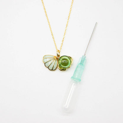 Aroma Necklace 925 Silver, Gold coated + Purify Oil Blend - One Oasis