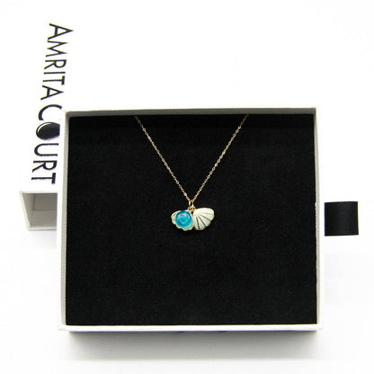 Aroma Necklace 925 Silver, Gold coated + Purify Oil Blend - One Oasis