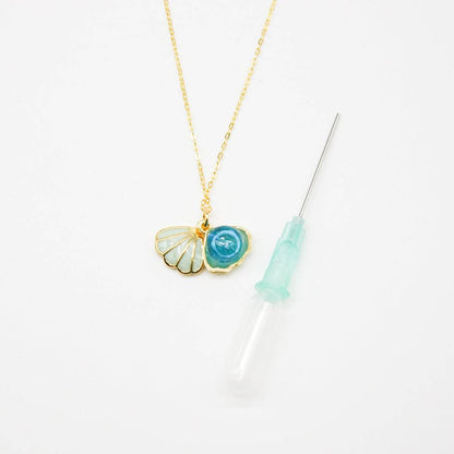 Aroma Necklace 925 Silver, Gold coated + Purify Oil Blend - One Oasis