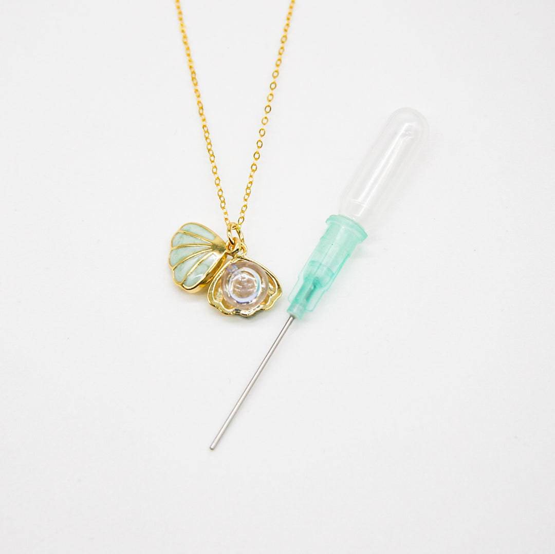 Aroma Necklace 925 Silver, Gold coated + Purify Oil Blend - One Oasis
