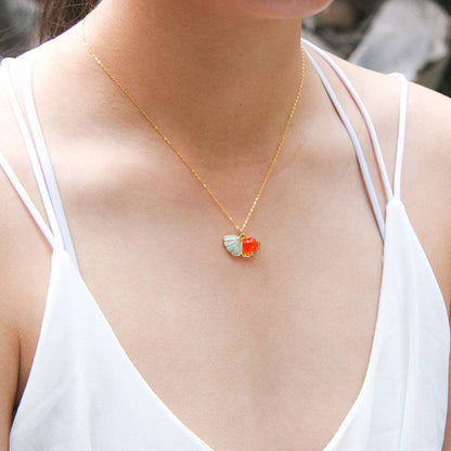Aroma Necklace 925 Silver, Gold coated + Purify Oil Blend - One Oasis