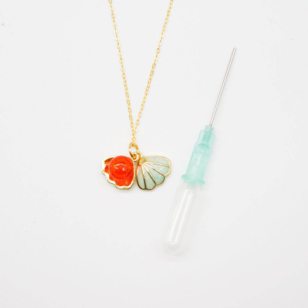 Aroma Necklace 925 Silver, Gold coated + Purify Oil Blend - One Oasis