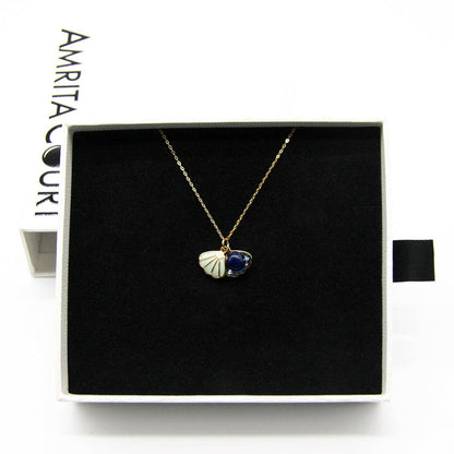 Aroma Necklace 925 Silver, Gold coated + Purify Oil Blend - One Oasis