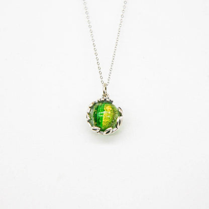 Aroma Necklace White Gold + Purify Oil Blend - One Oasis