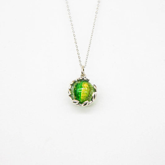 Aroma Necklace White Gold + Purify Oil Blend - One Oasis