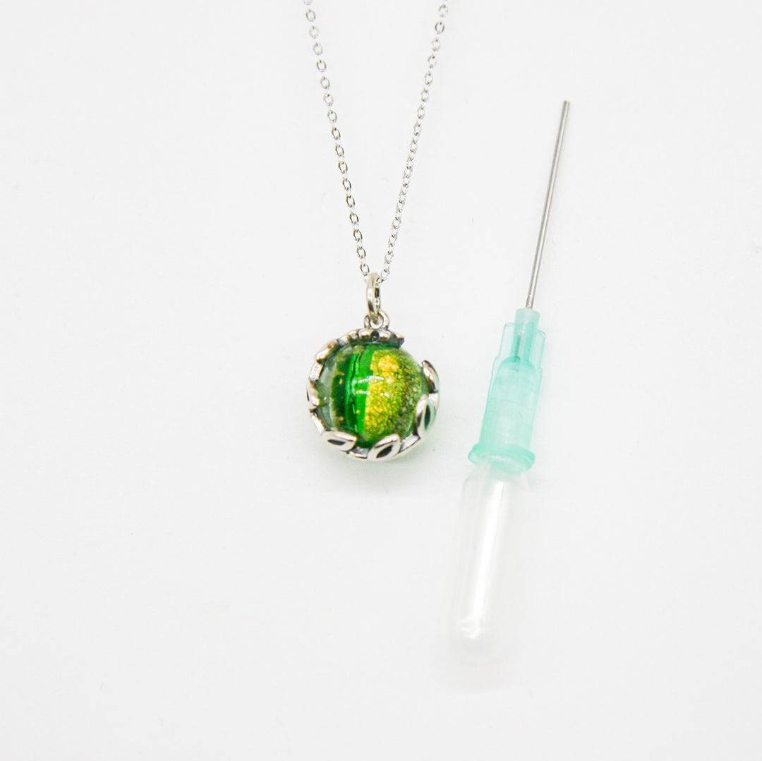 Aroma Necklace White Gold + Purify Oil Blend - One Oasis